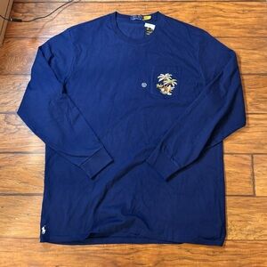 Men’s Polo Ralph Lauren Big and Tall Multicolor Logo Long Sleeve T-Shirt